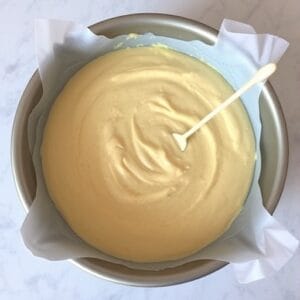 Bake Pour the batter into your prepared pan and bake for 20-30 minutes (depending