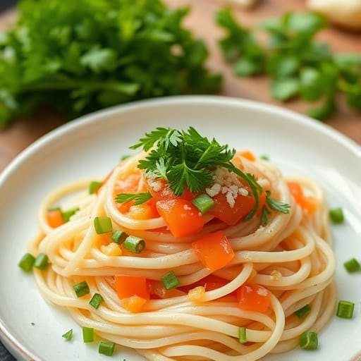 Garnish with chopped fresh parsley before serving.