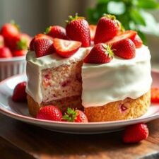 Delicious Paula Deen Strawberry Cake Recipe | Cooking Time: 40 minutes - Recipes By Cora