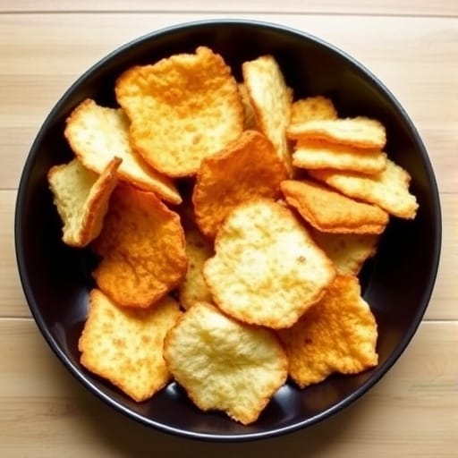 Serve these crispy cottage cheese chips as a snack or appetizer!