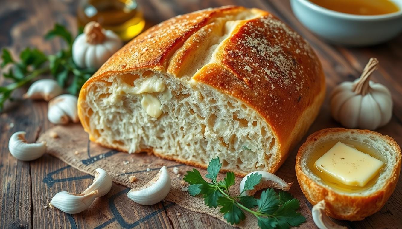 sourdough garlic bread
