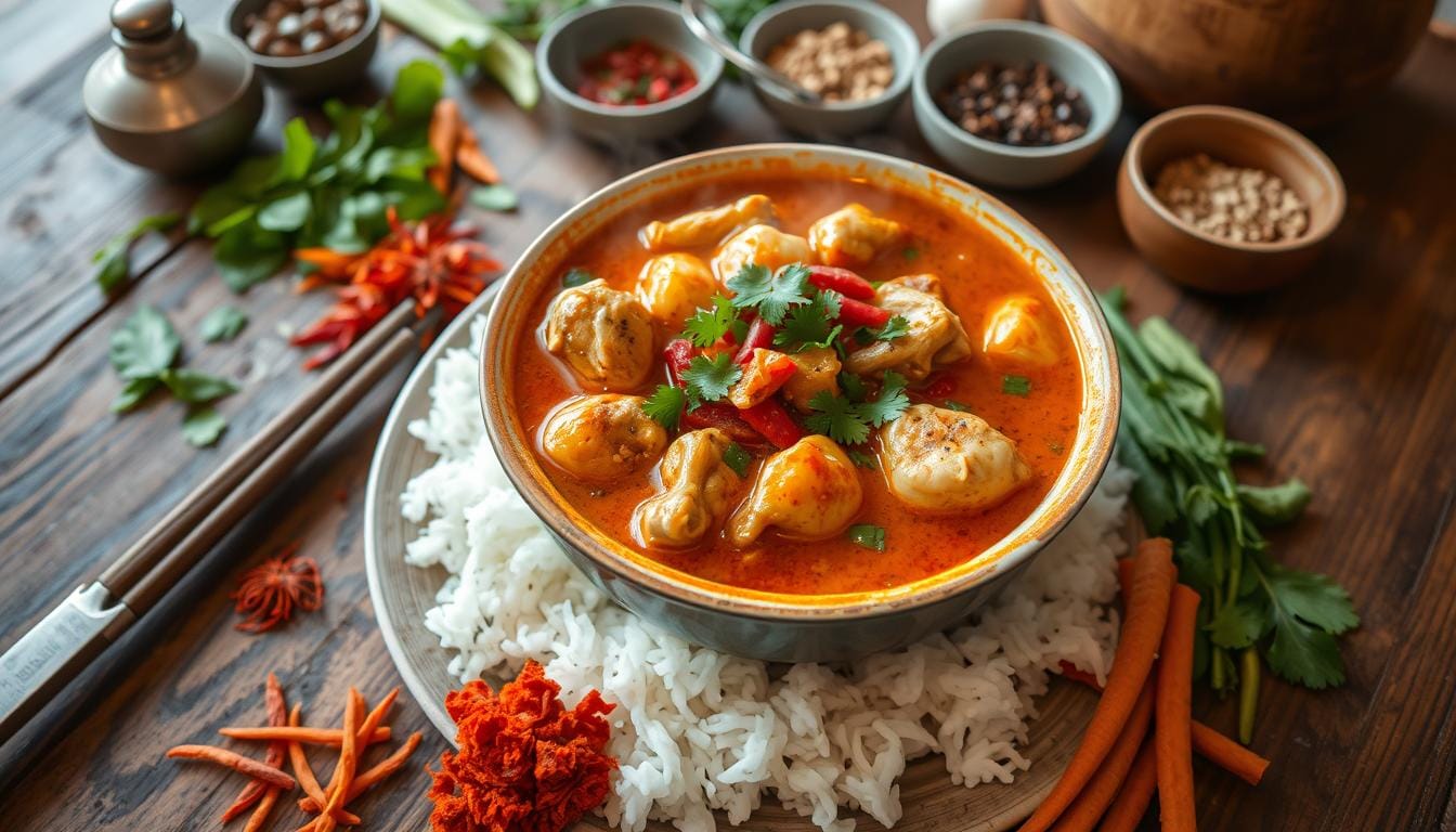 chopt spicy chicken soup recipe with rice