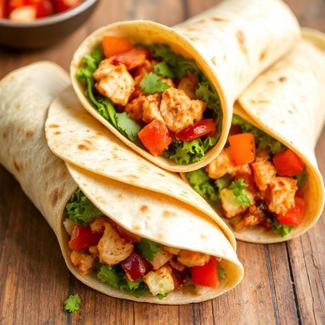 Chicken Fajita Wraps