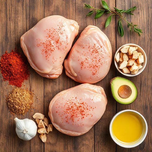 smoke chicken thighs recipe ingredients