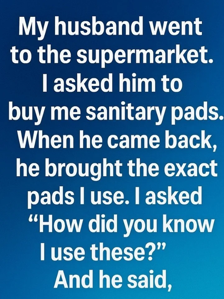 Man buying sanitary pads to show care and support for loved ones