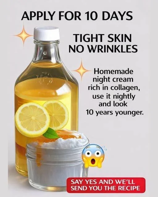 Natural anti-wrinkle cream recipe for smoothing wrinkles and rejuvenating skin.