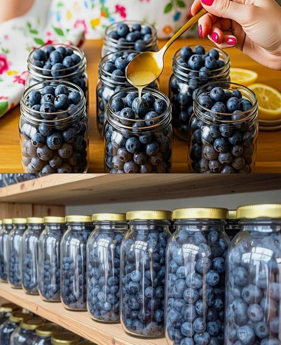 Fresh blueberries preserved at home for long-lasting flavor and nutrition.